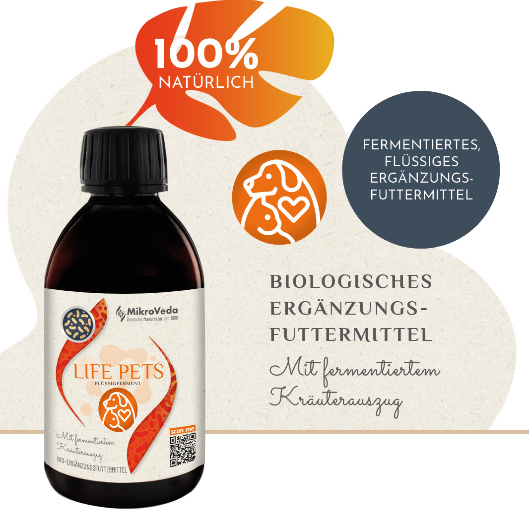 MikroVeda LIFE PETS Bio Ergänzungsfuttermittel